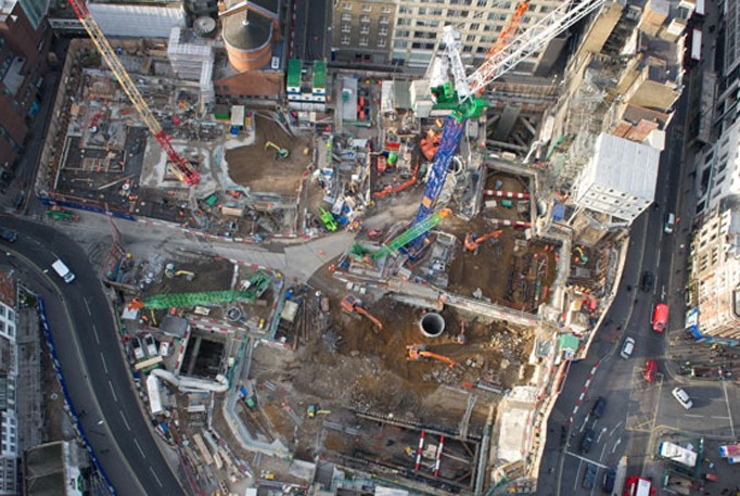 Tottenham Court Road Station | Lynch Plant Hire